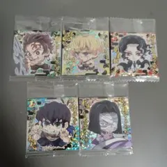 鬼滅の刃 シールウエハース SR 5点セット