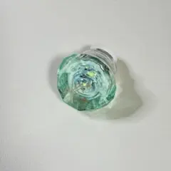 固まるハーバリウム フラワードーム ミントブルーローズ プリザーブド