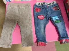 ベビー/キッズ80パンツ2枚
