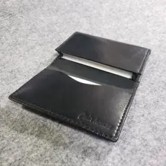 （名入れ・色変更可）名刺入れ・カードケース　ハンドメイド