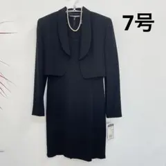 レースケープ付き礼服 新品★ジャケット　ワンピース　喪服 7号 冠婚葬祭