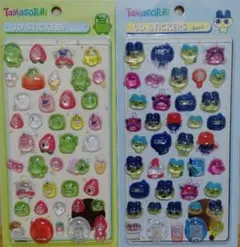 たまごっち　ボンボンドロップシール風　2枚セット