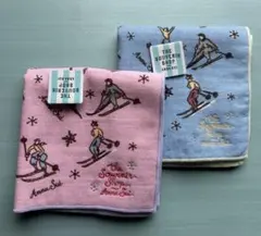 ANNA SUI タオルハンカチ 2枚組　未使用