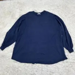 ✨ RODEO CROWNS ロング丈　トレーナー　チュニック　ネイビー