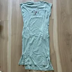 スヌーピー刺繍ノースリーブワンピースのサムネイル