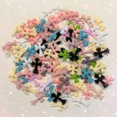 ネイルパーツ　クロム　十字架　100個のサムネイル
