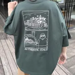 CIAOPANIC TYPY ユニセックス Tシャツ Lサイズ ダークグリーンのサムネイル