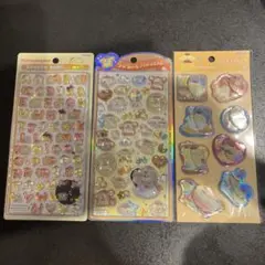 ポムポムプリン　ボンボンドロップシール等　3枚セット