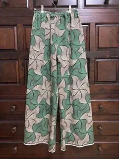 ※香り付き※158★アフリカ布★ワイドパンツ★股下サイズはお好みで♪