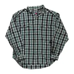 TOMMY HILFIGER チェック柄 ネルシャツ Lサイズ 古着