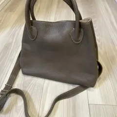 【美品】クリームカンパニー 本革 2way ショルダーバッグのサムネイル