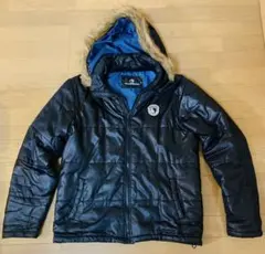 T&C SURF DESIGNS ダウンジャケット ブラック L フード脱着