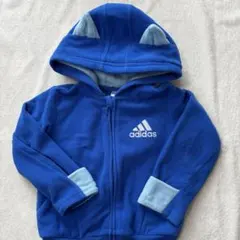 adidas フリース パーカー 9-12M 80サイズ