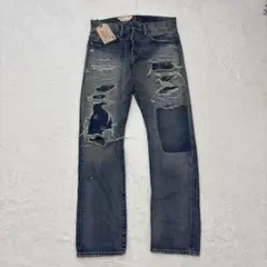 denim＆supply ダメージ加工 ストレートデニム 新品タグ付31/32