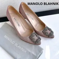 MANOLO BLAHNIK ハンギシ 36 フラットパンプス 23cm - メルカリ