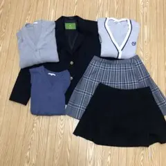 ネイビー シングルボタン ブレザー他6点セット　CONOMI