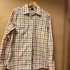 montbell チェック柄 長袖シャツ S