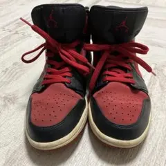 Nike Air Jordan 黒/赤 ハイカットシューズ