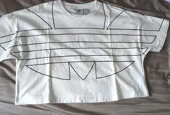 adidas　アディダスオリジナルス　クロップドTシャツ　XL