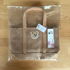 【新品未使用】フェイラー オールドテディ ワッペントートバッグ L 小 ベージュ