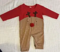 トナカイ 着ぐるみ 70サイズ　ベビーコスチューム　クリスマス　帽子靴下付き