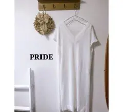 ワンピース 半袖 Vネック　PRIDE プライド　 ワンピース トップス 半袖のサムネイル