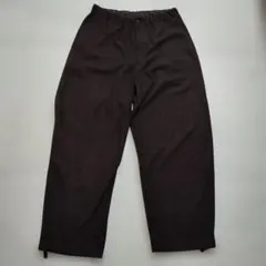 UNIQLO U ブラッシュドスウェットワイドパンツ ダークブラウン Lサイズ