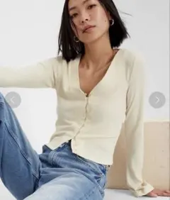 GAP リブカーディガン　Mのサムネイル