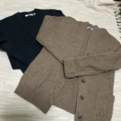 ユニクロ　カーディガン２枚　S