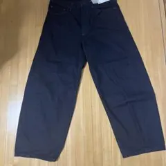GUバレルレッグジーンズ　33インチ
