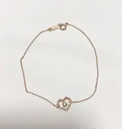 【4℃】ピンクゴールド　ブレスレット