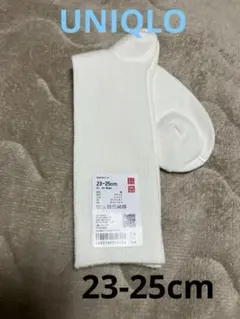 UNIQLO ソックス　オフホワイト　23-25cm