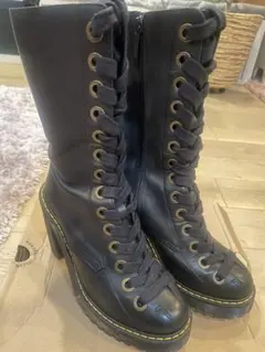 #Dr. Martens ブラック レースアップブーツ