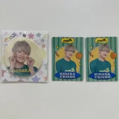 【新品未使用】浮所飛貴 缶バッジ＆プロフィールカード