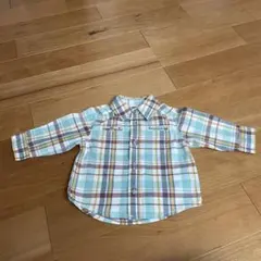 オールドネイビー　チェックシャツ　60㎝