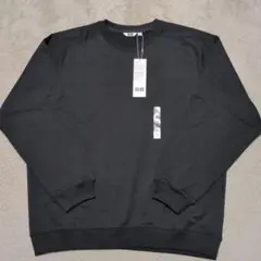 新品 ユニクロ U ライトウエイトスウェットシャツ　ダークグレー　長袖　XL