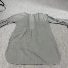 グレー バルーンスリーブ チュニック