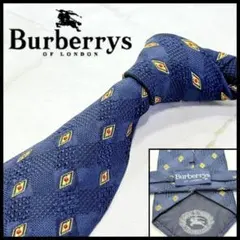 ☆即発 Burberrys バーバリーズ 小紋柄 シルクネクタイ 旧タグ 総柄