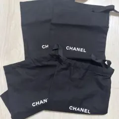 CHANEL シャネル　巾着袋　靴袋　ポーチ　4枚