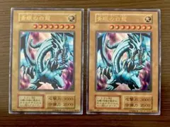 ブルーアイズホワイトドラゴン　青眼の白龍 トレーディングカード 2枚セット