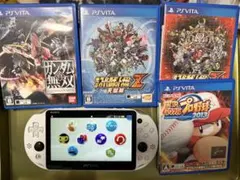 PS VITA 本体＋ソフト4本＋充電器セット