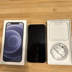 iPhone 12 未使用　64GB ブラック バッテリー100%