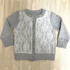 カーディガン　グレー　80cm 女の子