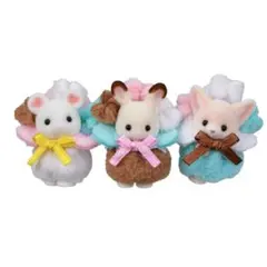 シルバニア小さい赤ちゃんポップコーンズ【開封済み】【3体セット】