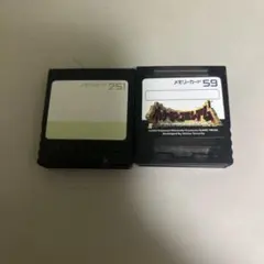 ゲームキューブ　メモリーカード２個