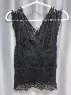 レース キャミソール ブラック