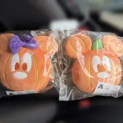 ディズニー ハロウィンhappyくじ2026 ぬいぐるみポーチ 2種セット