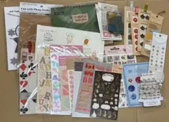 スクラップブック アルバム シールなど まとめ売り