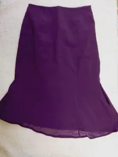 URBAN RESEARCH KBF+ パープル フレアスカート 秋冬