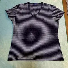 RALPH LAUREN SPORT ボーダー Vネック Tシャツのサムネイル